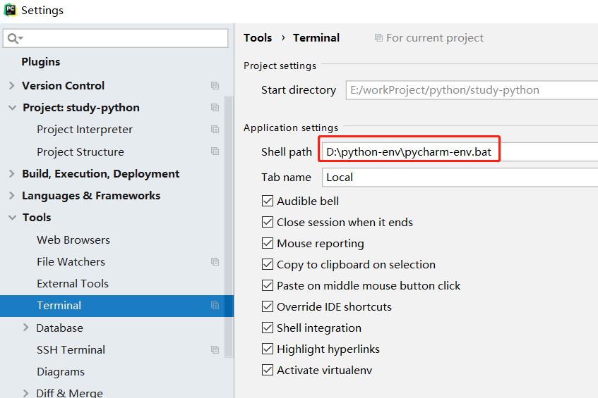 pycharm-env